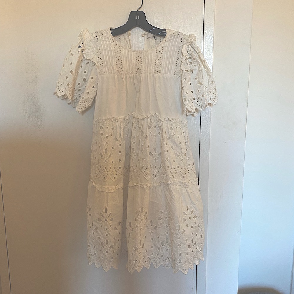 Sea New York White Eyelet dress - never worn resort